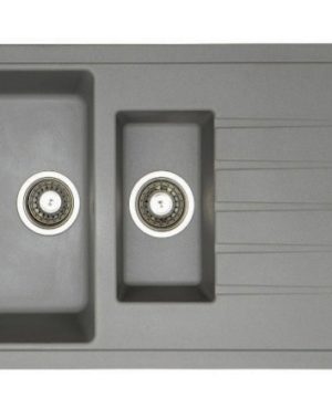 River Wraysbury Graphite Grey Sink