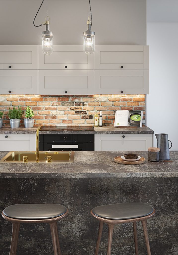 Options Underground Stucco ultramatt & Vista London Brick Lifestyle