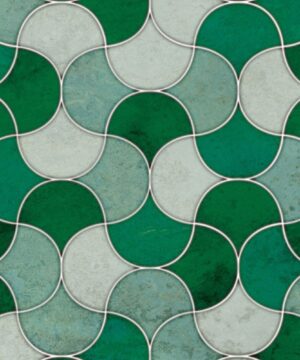 Alloy Emerald Scallop - Pietra - Complimentary Splashback